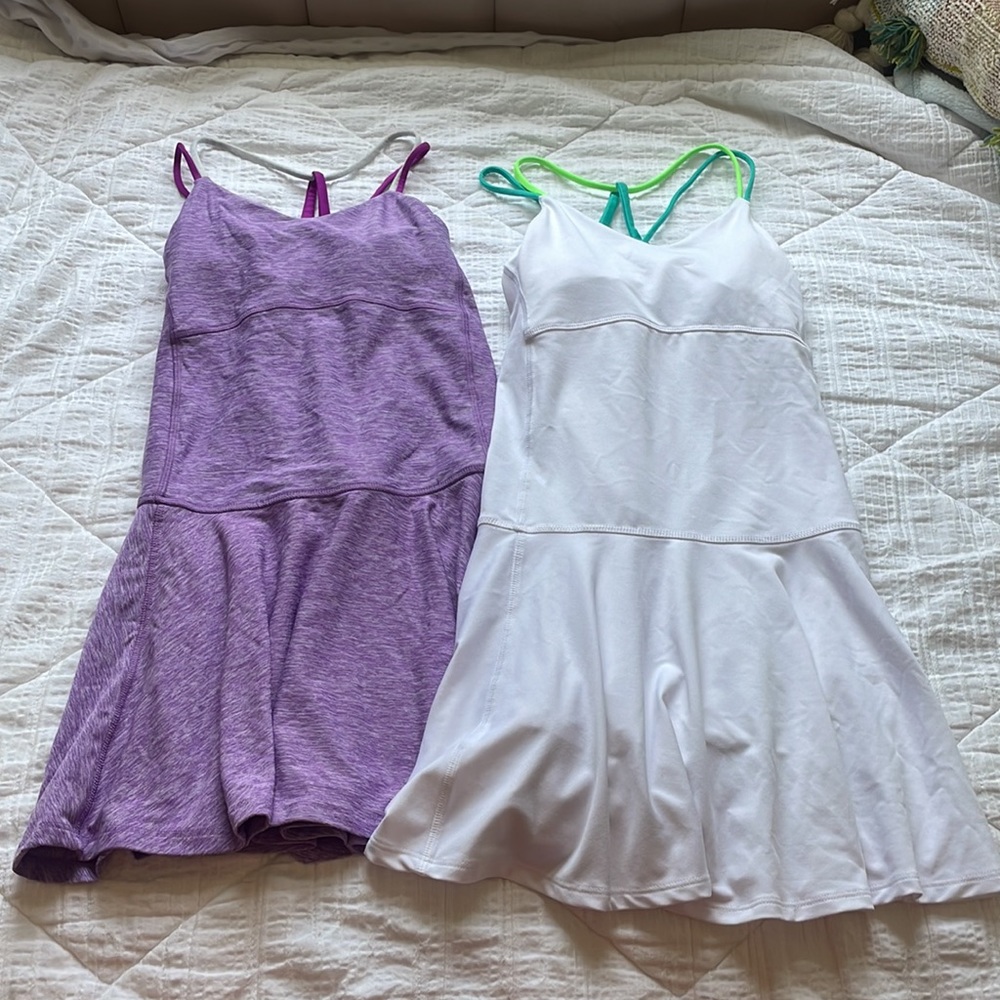 Old Navy Active Athletic Go Dry Tennis / Athletic Dress x2. Girls Size 10/12